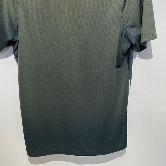 Nike Fit Dry Men's Athletic Colorblock Green / Blue Polo Shirt Size M - Picture 6 of 9